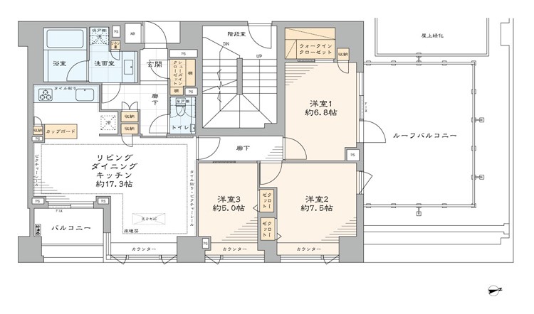 グランドメゾン三軒茶屋プレイス 703号室