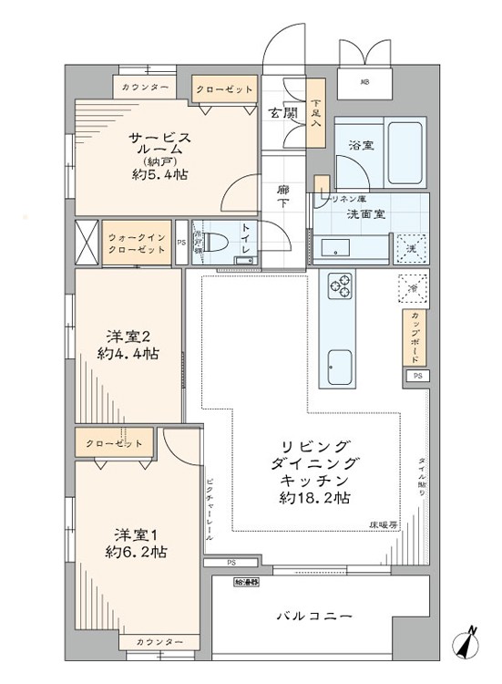 クレストフォルム日本橋人形町 1001号室
