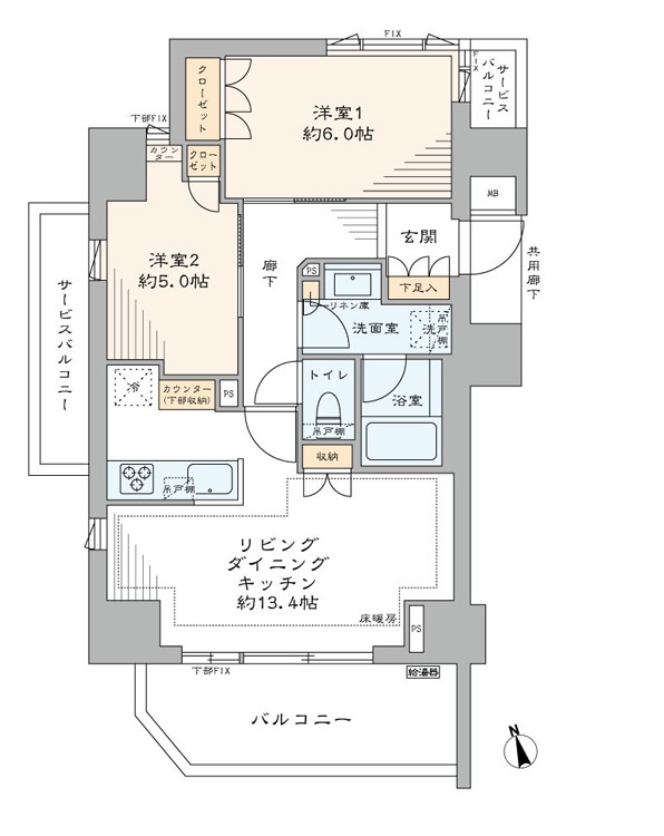 Brillia品川戸越Parks 801号室