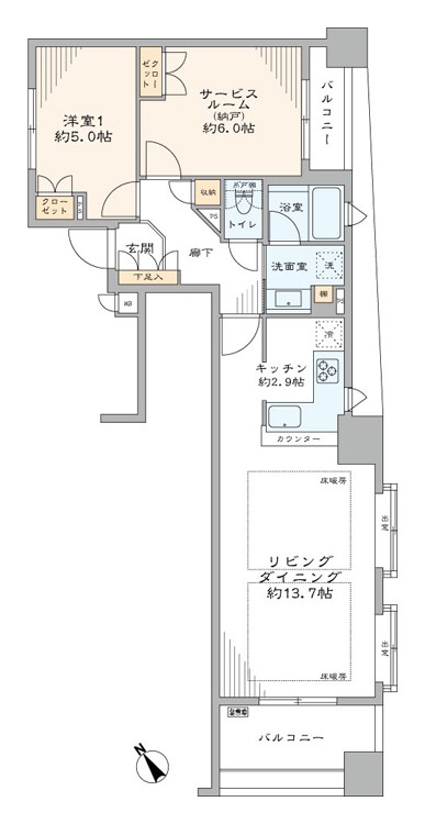 ラ・フォルム池尻大橋 202号室
